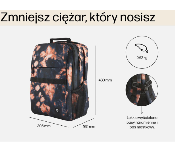 HP Campus 16,1" Tie Dye - 1505029 - zdjęcie 5